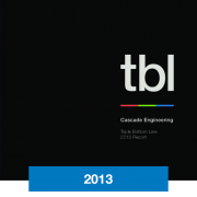 2013 Triple Bottom Line Report Cascade Engineering