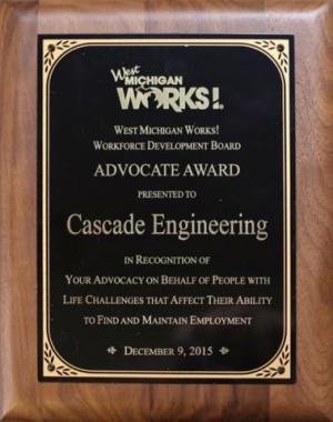 West Michigan Works Advocate Award